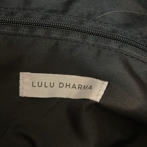 LuLu Dharma Weekender Tote Bag Yellow Plaid Frasier New with Tags - Picture 8 of 9